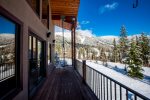 Enjoy views of Big Moutain rom the back deck.
